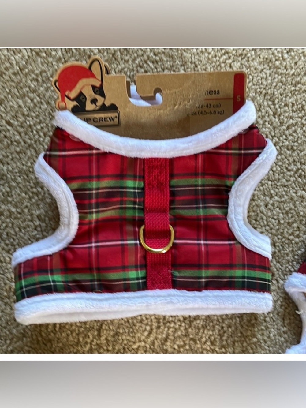 Dog holiday harness extra small